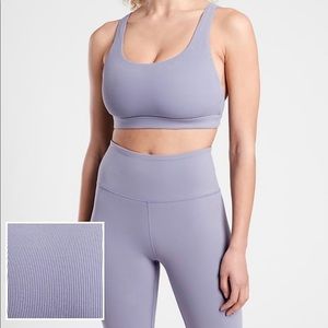 Athleta Exhale Rib Bra D-DD